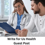 Invitation to contribute health articles as guest posts for a website.